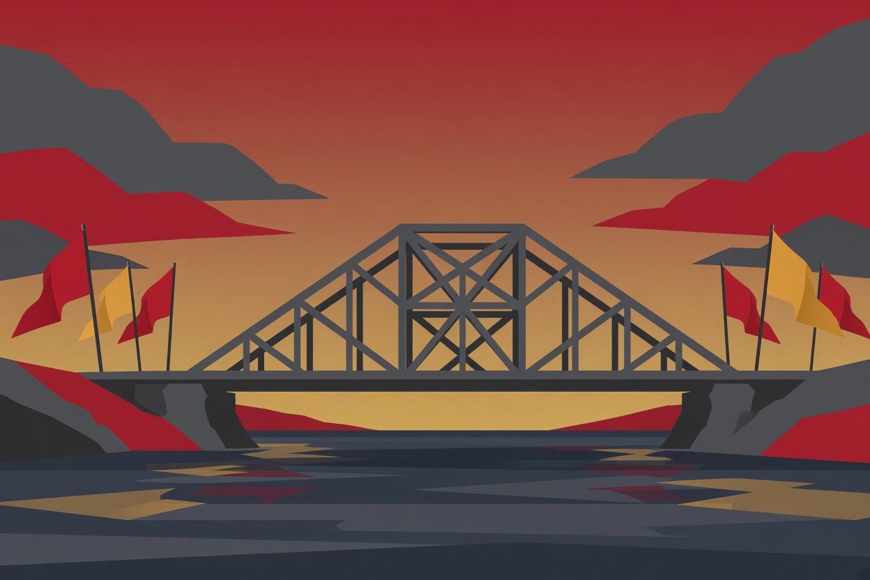 Russia and North Korea open first road bridge over Tumen River