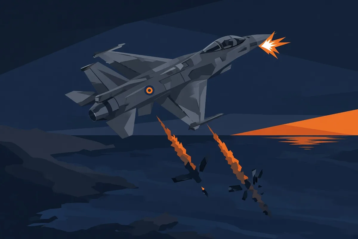 Romanian F-16 fighter jets shoot down two drones over Romanian territorial waters