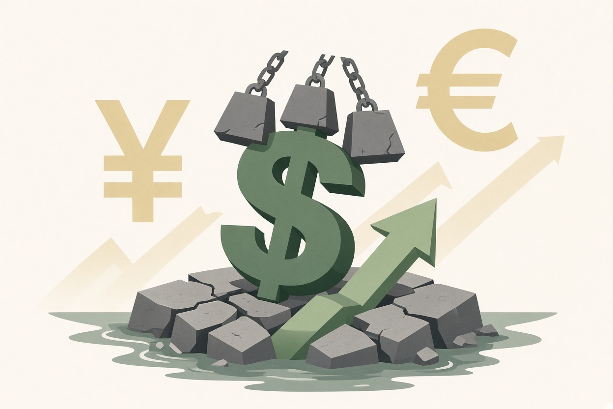Dollar Falls Despite Rising Fed Hike Bets