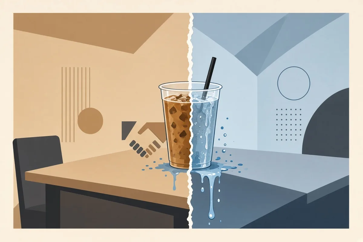 Iced Coffee Interview Debate Divides Recruiters