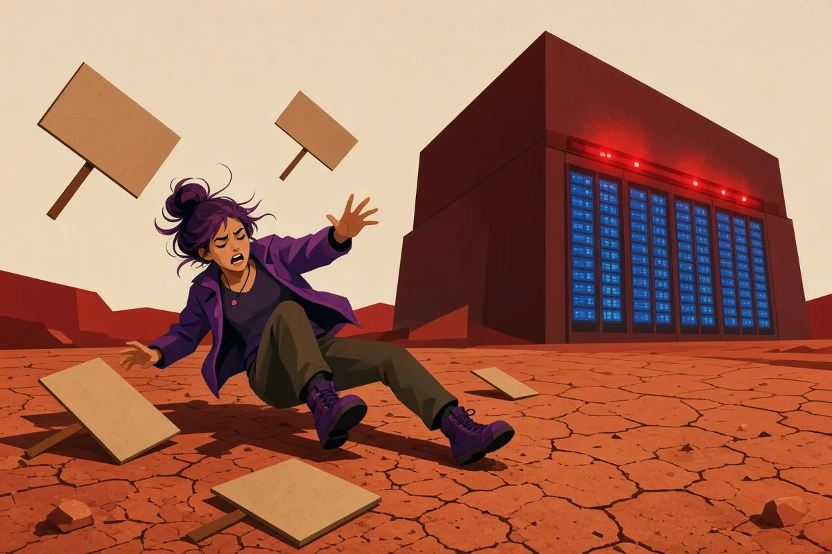 Utah Data Center Protester Thrown Down, Arrested