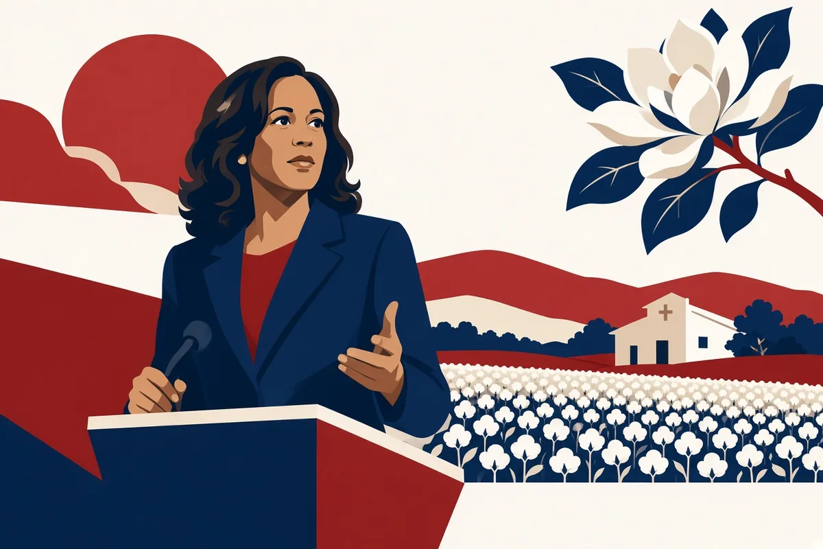 Harris Campaigns for Colom in Mississippi Senate Race