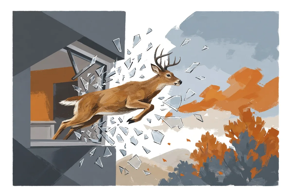 Deer Leaps Through Appleton Apartment Window, Escapes
