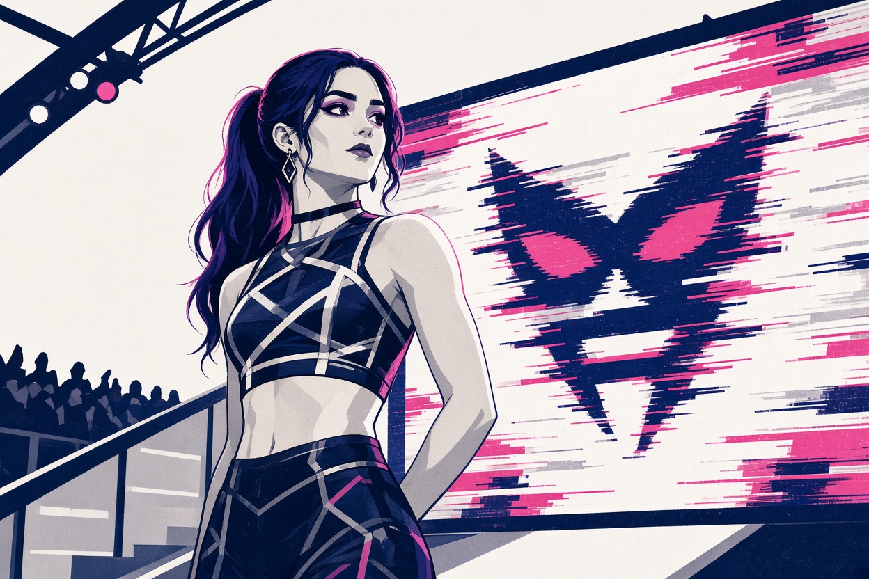 Kelly Kelly graphic flashes during Tatum Paxley's WWE entrance, fueling return rumors