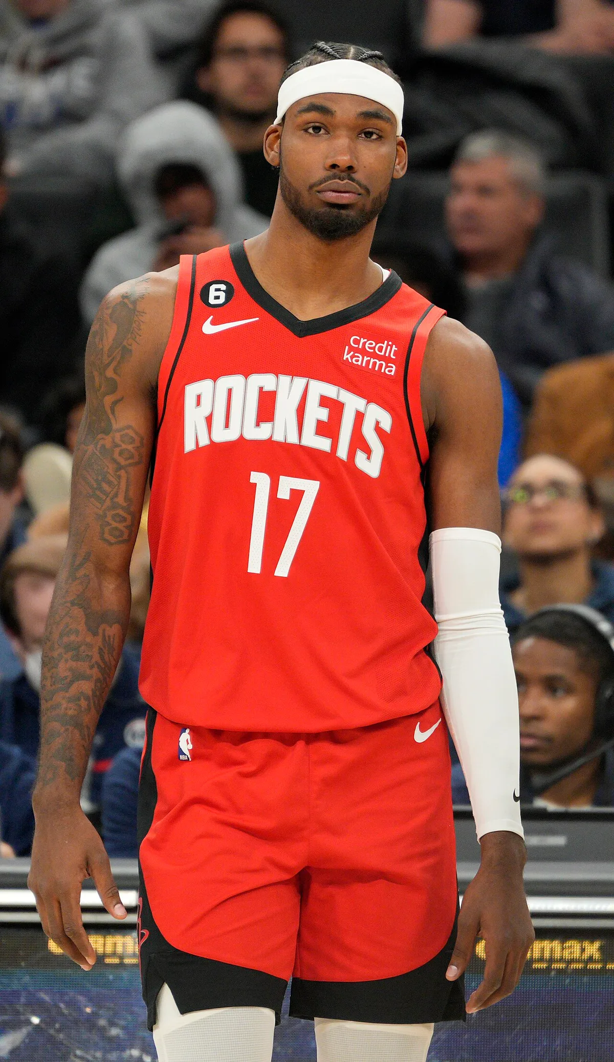 Rockets' Tari Eason Ejected in Season Opener