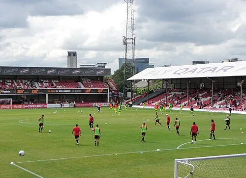 Police investigate rugby ball kicked toward Brentford pitch