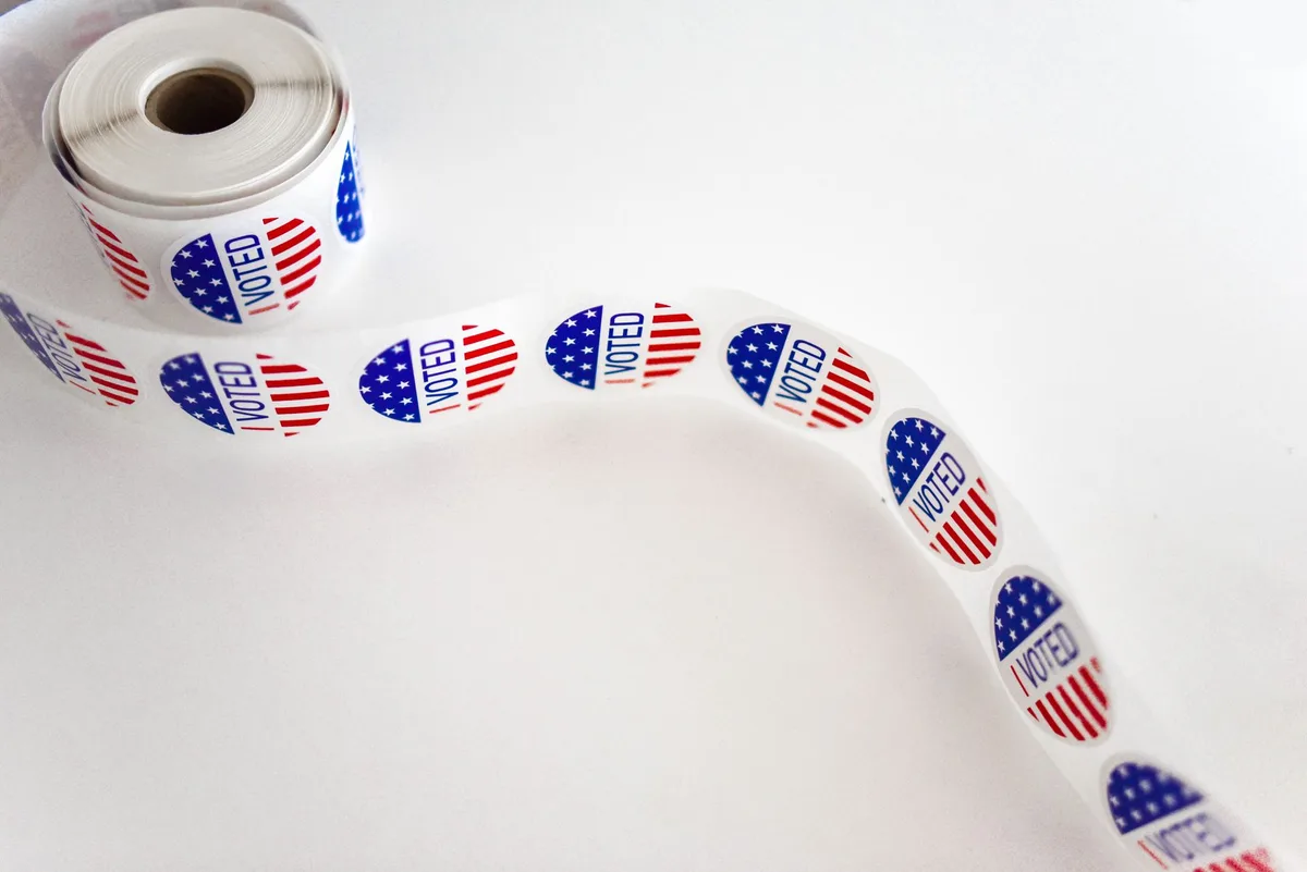 Georgia unveils new 'I Voted' sticker by metro Atlanta artist