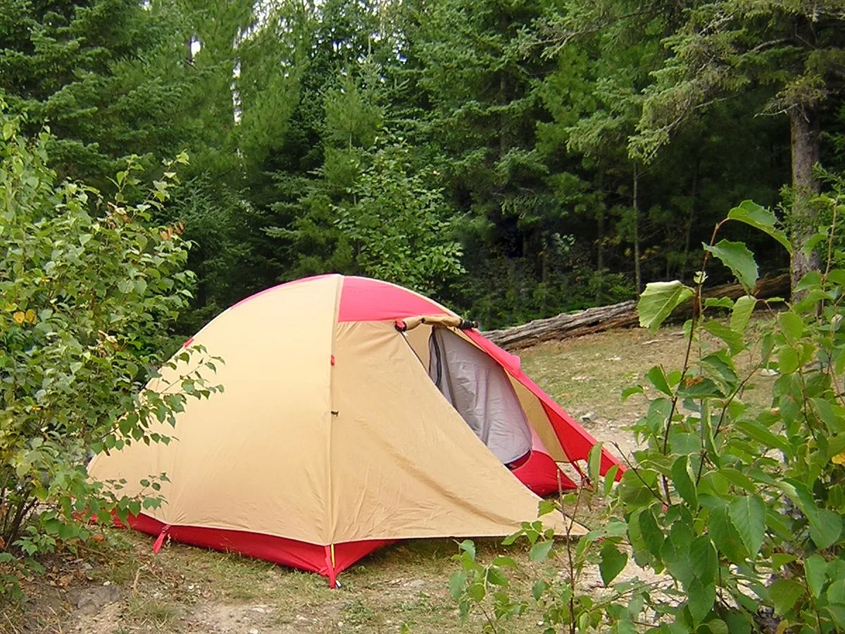 How to pitch a tent