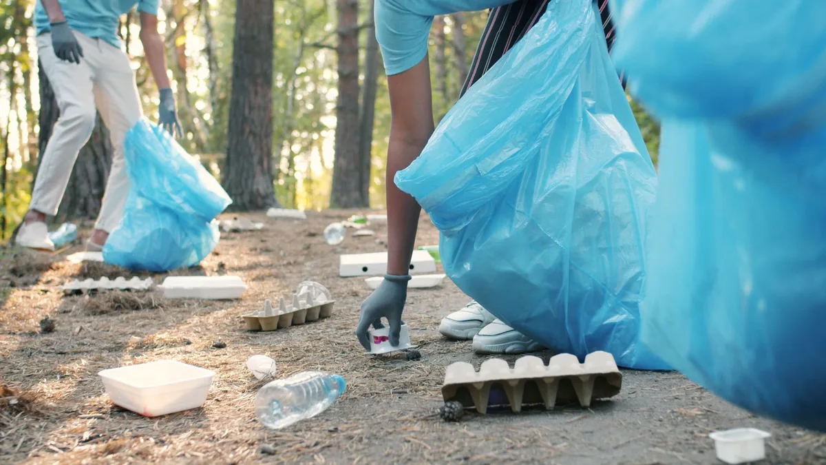Volunteers clear litter across several communities