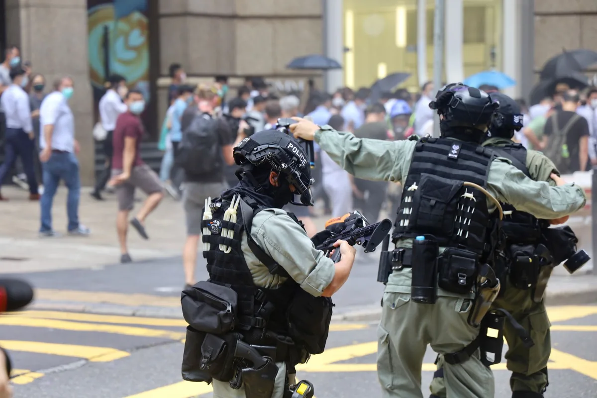 Belgian protesters and police skirmish at anti-government demonstrations in Brussels