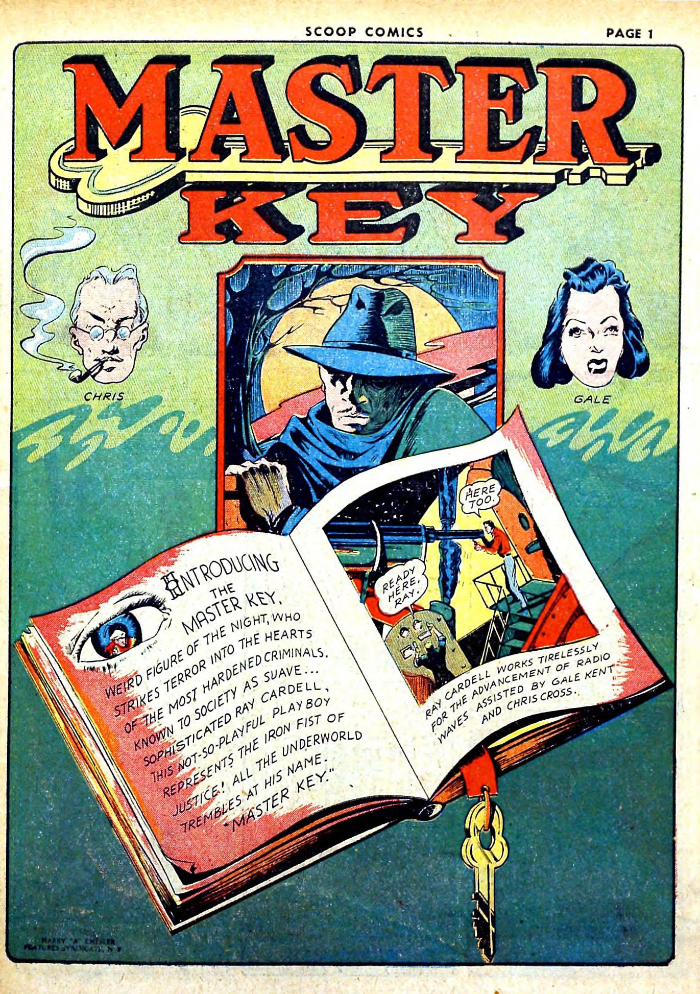 Scoop Comics #1 — Harry “A” Chesler studio