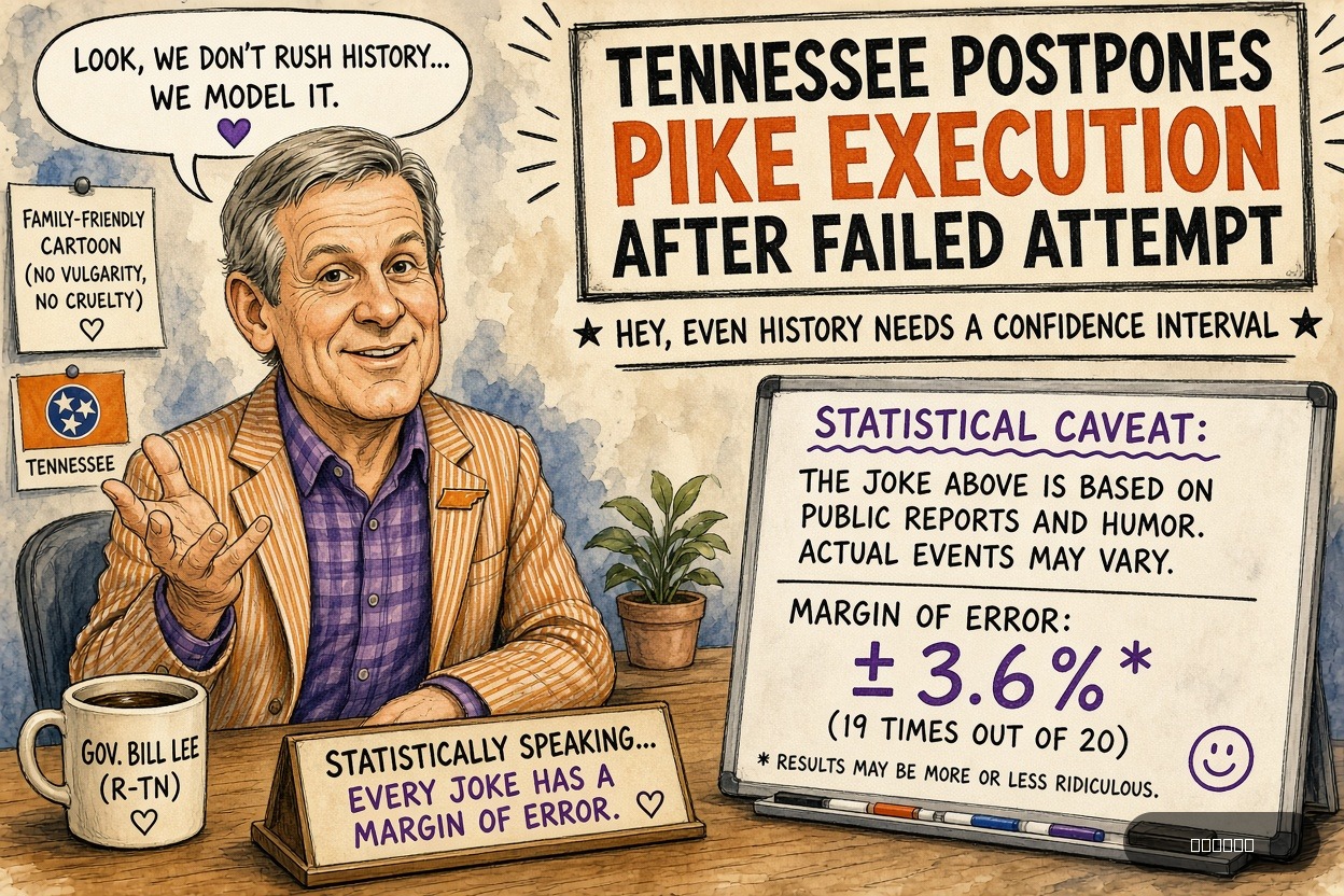 Polling Paul on Bill Lee — "Tennessee Postpones Pike Execution After Failed Attempt" · AI parody, fiction for entertainment