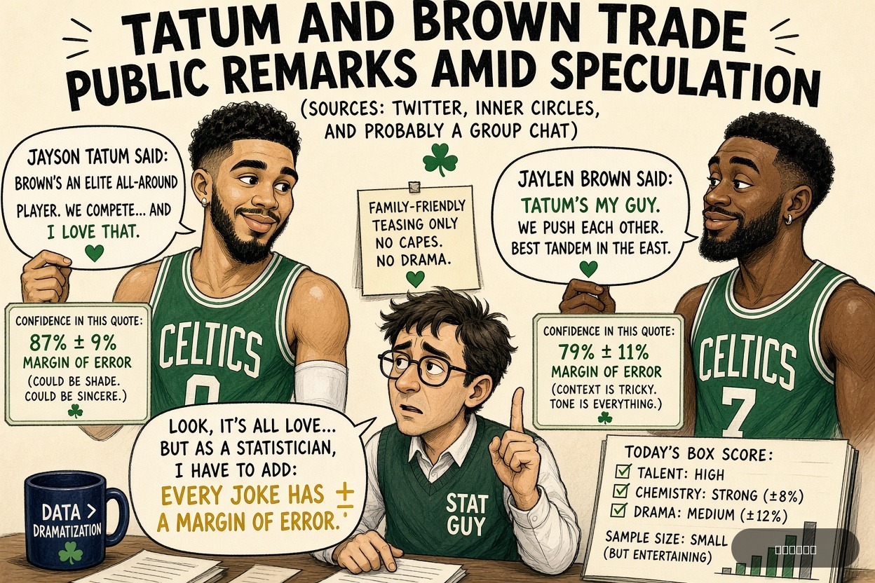 Polling Paul on Jayson Tatum — "Tatum and Brown Trade Public Remarks Amid Speculation" · AI parody, fiction for entertainment