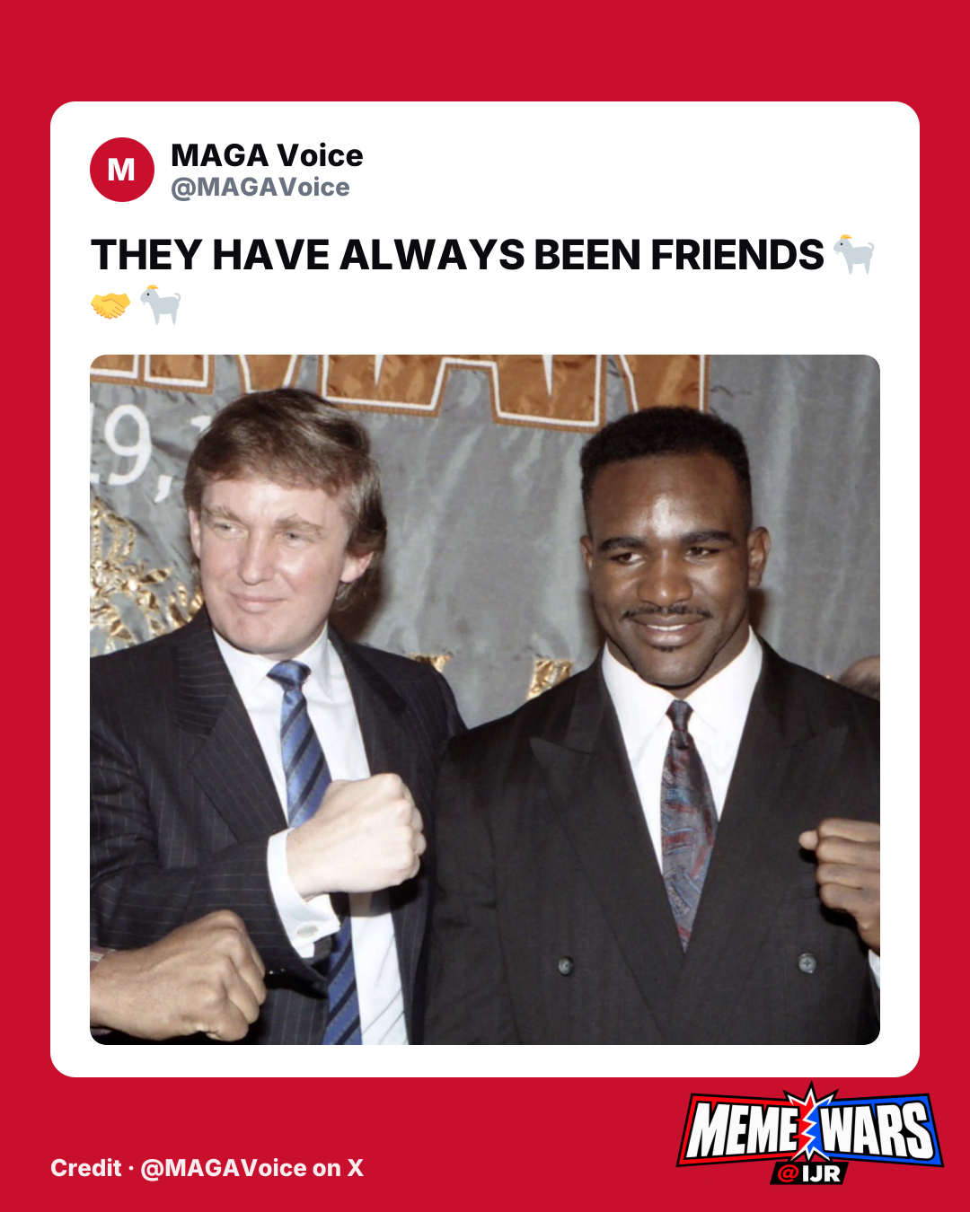 THEY HAVE ALWAYS BEEN FRIENDS 🐐 🤝 🐐