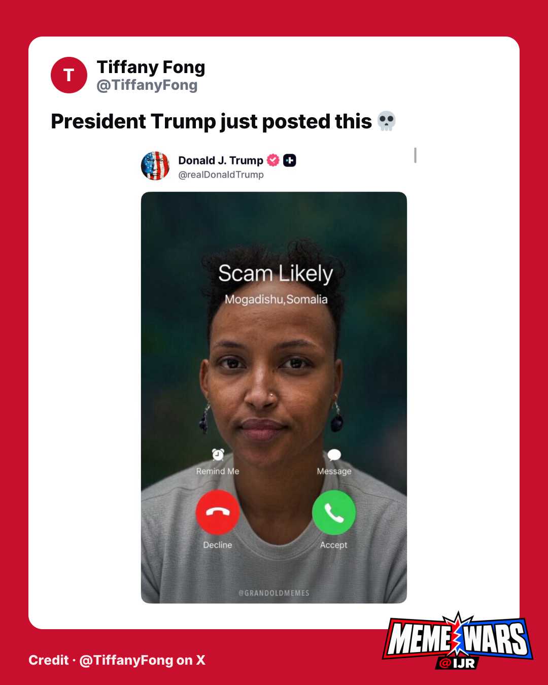 President Trump just posted this 💀