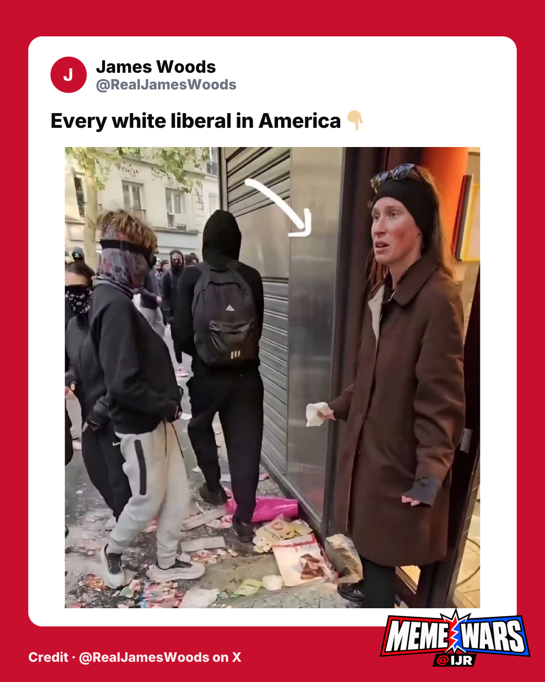 Every white liberal in America 👇🏼