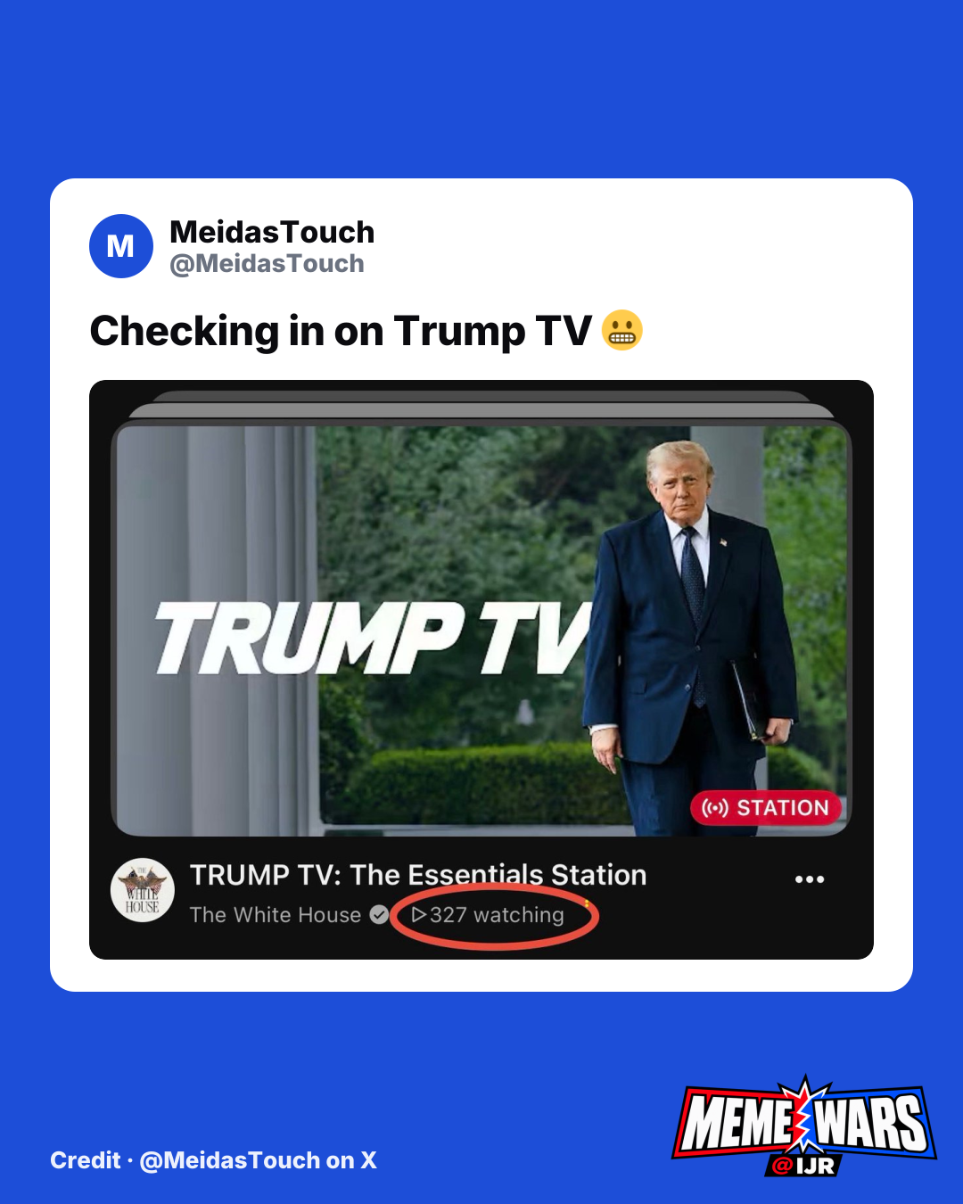 Checking in on Trump TV 😬