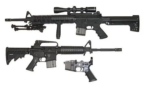 AR-15–style rifle