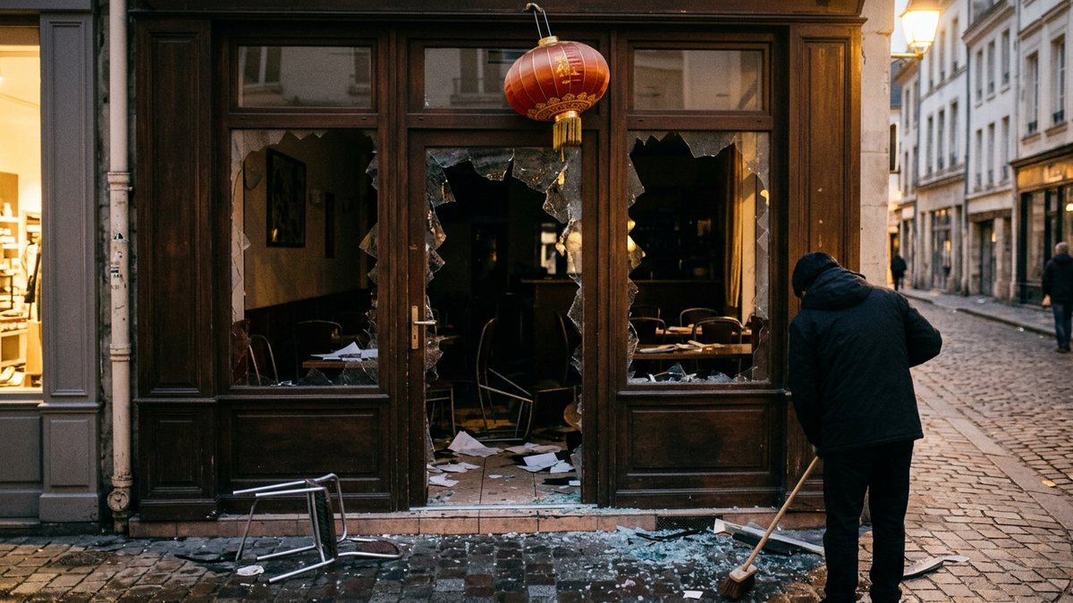 Chinese restaurant looted amid riots across France