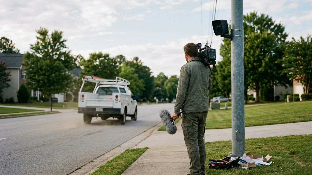 Flock technician calls police on reporter filming ALPR install in Milton