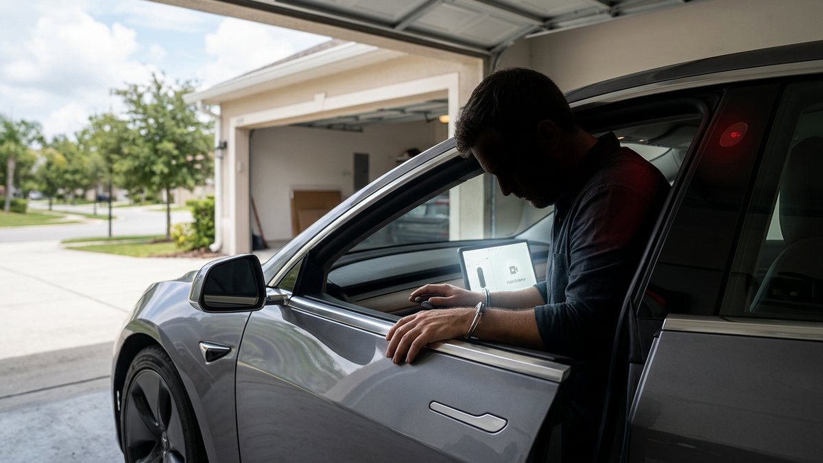 Tesla cameras clear Winter Springs man of fleeing police charge